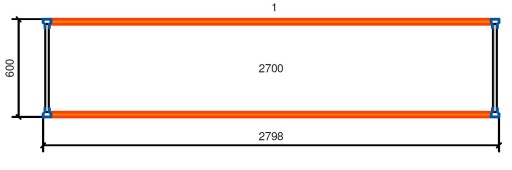 Полка для комплектации Mecalux 250х270х60-5 полок М7