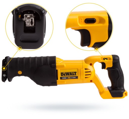 DeWALT DCS380N 18V pilarka piła szablasta lisica