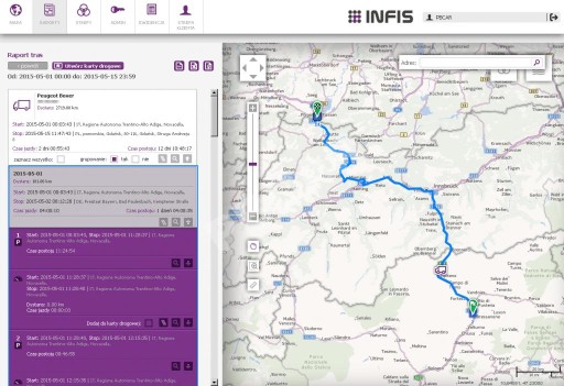 Профессиональный GPS мониторинг транспортных средств/Гданьск