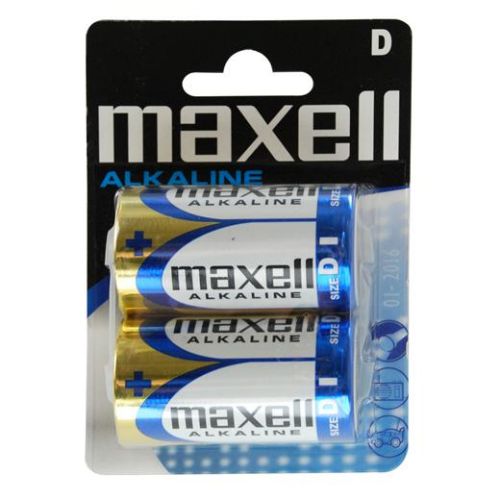 Батарейки щелочные D LR20 Батарея Maxell - 2 шт.