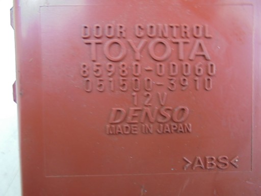 МОДУЛЬ ЦЕНТРАЛЬНОГО ЗАМКА 85980-0D060 TOYOTA YARIS I