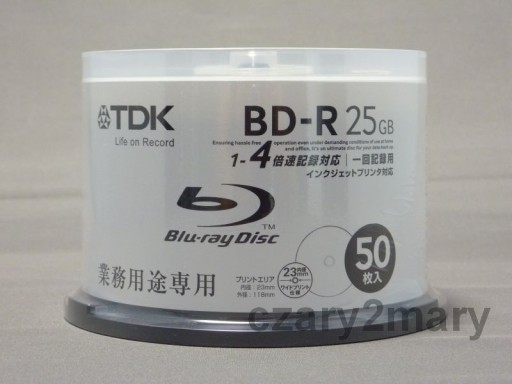 TDK BD-R 25 ГБ конверт для компакт-дисков с возможностью печати, 1 шт.