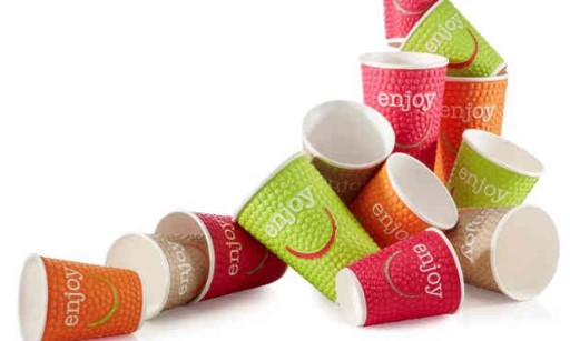 Kubki jednorazowe 250ml na KAWĘ herbatę ENJOY 37 sztuk - do odsprzedaży