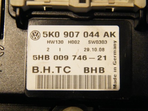 ПАНЕЛЬ КОНДИЦИОНЕРА VW SKODA SEAT 5K0907044AK