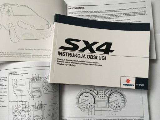 Suzuki SX4 польское руководство пользователя 2009-2013 гг.