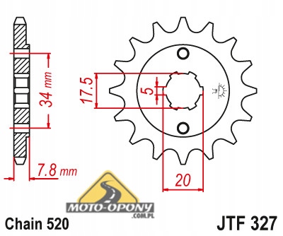 Комплект привода Honda XL 125 VARADERO Chain Sup