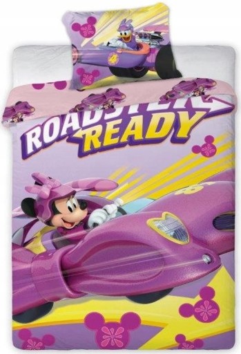 Постельное белье 160x200 Disney Minnie Mouse Alert Racers