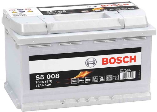 АККУМУЛЯТОР BOSCH SILVER S5 77 Ач 780A PowerFrame