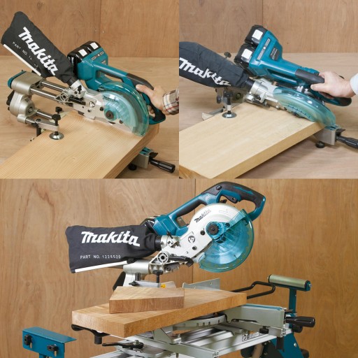 Торцовочная пила MAKITA DLS714NZ 190мм 2х18В