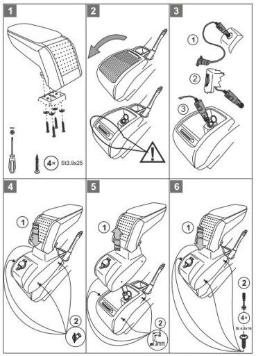 Armster S + M Kia Rio 2017 / Stonic Armrest 2017-