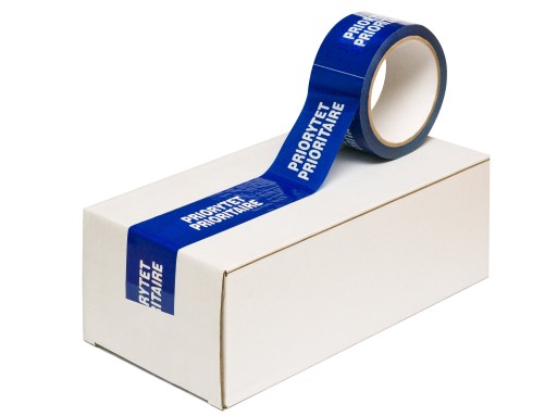 36x TAŚMA PAKOWA klejąca 48mm NADRUK PRIORYTET