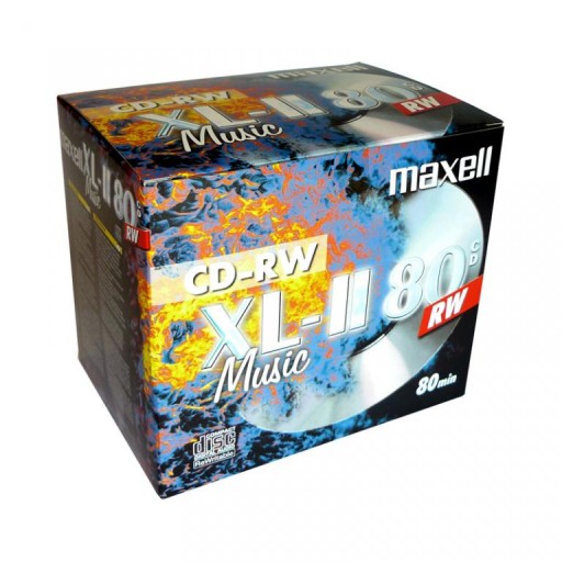 CD-RW Maxell MUSIC XLii Audio 80 мин. 1 шт.