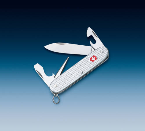 НОЖ VICTORINOX PIONEER ALOX СЕРЕБРЯНЫЙ КАРМАННЫЙ 0.8201.26 93MM, 6 функций