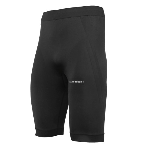 Spodenki męskie do biegania Brubeck RUNNING FORCE 1/2 czarne Legginsy XXL