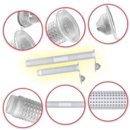 ВТУЛКА СЕТОЧНАЯ 20х200 мм химический анкер - 10 шт.