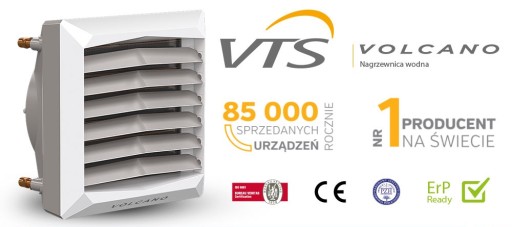 NAGRZEWNICA WODNA VTS VOLCANO VR2 EC 50kW