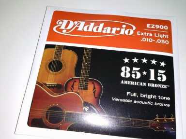 Струны D'Addario для акустической гитары - ИМПОРТ из США