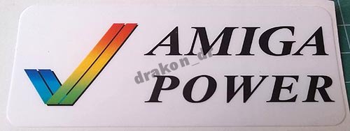 Автомобильная наклейка с галочкой Amiga Power