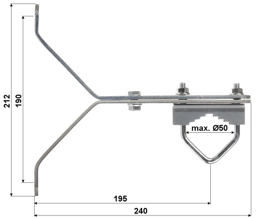 Комплект настенных зажимов OMY-50L19