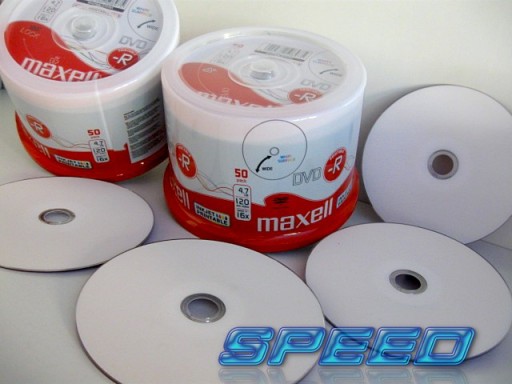 Диски для печати MAXELL DVD-R БЕЛЫЕ для печати 50 шт.