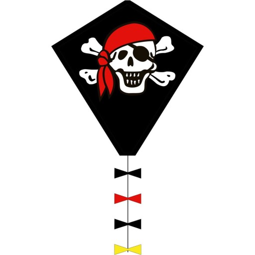 Воздушный змей Pirate Eddy Jolly Roger детский, 50 см