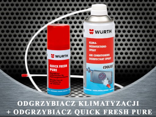 WURTH КОНДИЦИОНЕР ДЛЯ СНЯТИЯ КОНДИЦИОНЕРА ВОЗДУХА + QUICK FRESH