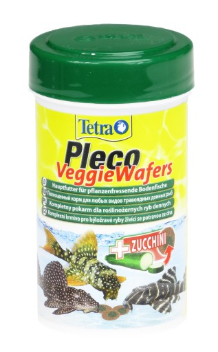 TETRA PLECO VEGGIE WAFERS 100ml POKARM Z CUKINIĄ