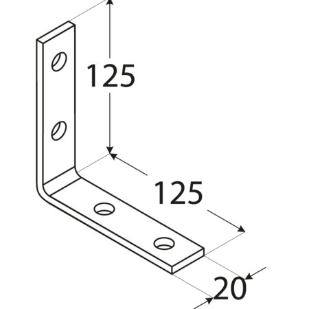 Угол КВ6 125х125х20х4,0