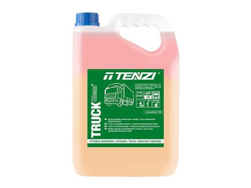 СИЛЬНАЯ АКТИВНАЯ ПЕНА TENZI TRUCK CLEAN, TRUCK WASH, БРЕЗЕНТ, АВТОБУС, упаковка 5л