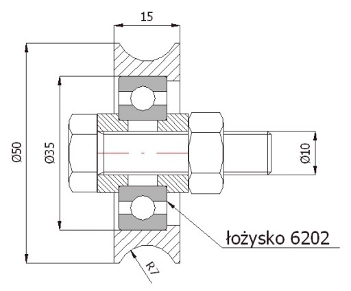 fi 50 РОЛИК ДЛЯ ТРУБ fi 14,5 РОЛИКОВ ДЛЯ ТРУБ