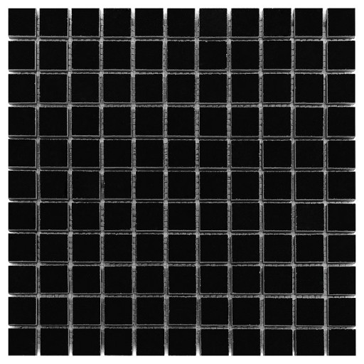 Стеклянная мозаика DUNIN MOSAICS Pure Black 25