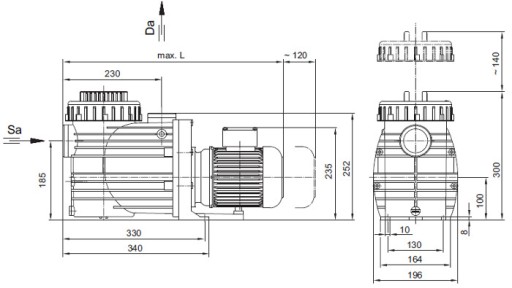 НЕМЕЦКИЙ НАСОС ДЛЯ БАССЕЙНА SPECK ProPump 11 м3/ч