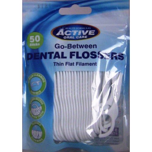 ACTIVE DENTAL FLOSSERS зубочистки-нити 50шт х 2