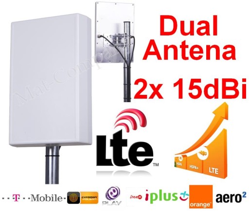 ДВОЙНАЯ АНТЕННА LTE4G Huawei E3276 E3372 TS5 CRC9 B528