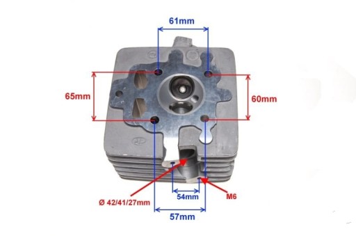 GŁOWICA CYLINDRA LONCIN 125 CC 4T