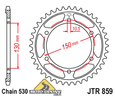 Комплект привода Yamaha YZF 750 R 1993-97 гг. X-кольцо