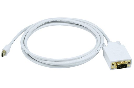 КАБЕЛЬ VGA MINI DISPLAYPORT 1,8 М THUNDERBOLT DP MAC Full HD