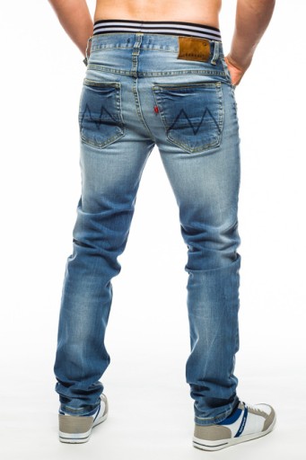 SPODNIE MĘSKIE VANKEL JEANS - 620 - 104CM L34