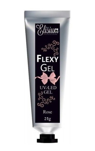 ELISIUM FLEXY GEL ROSE UV/LED СТРОИТЕЛЬНЫЙ ГЕЛЬ 25 г