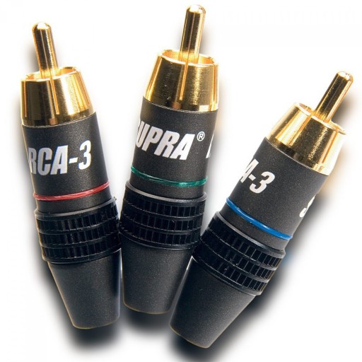 Позолоченный разъем RCA (Cinch) Supra RCA-3 без замка