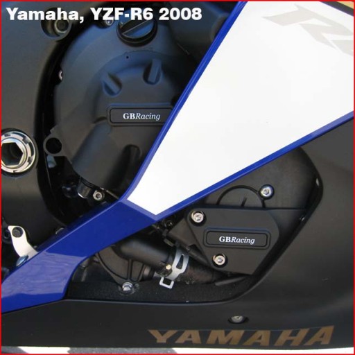 НАБОР ИЗ 3 КРЫШЕК ДВИГАТЕЛЯ YAMAHA R6 2006-2023 гг.