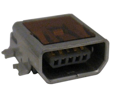 Розетка Mini USB AB SMT /0344