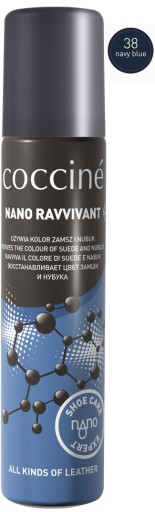 COCCINE NANO FARBA DO ZAMSZU I NUBUKU KOLOR GRANATOWY 75 ML