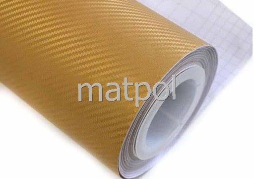 ТЕРМОПЛАСТИЧНАЯ ФОЛЬГА CARBON 3D GOLD 152 x 50 см