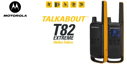 2 рации MOTOROLA T82 EXTREME PMR 446 WALKWAY