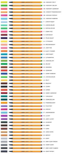 Пенал Stabilo Fineliner Набор роликов, 30 шт. + Stabilo Fineliner, 8 цветов