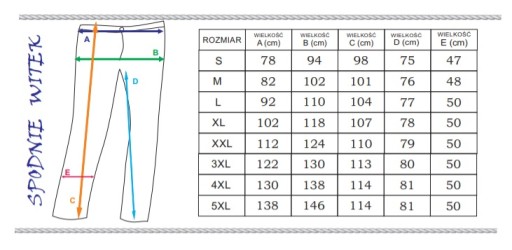 Męskie spodnie medyczne elanobawełna 12 kol r 5XL