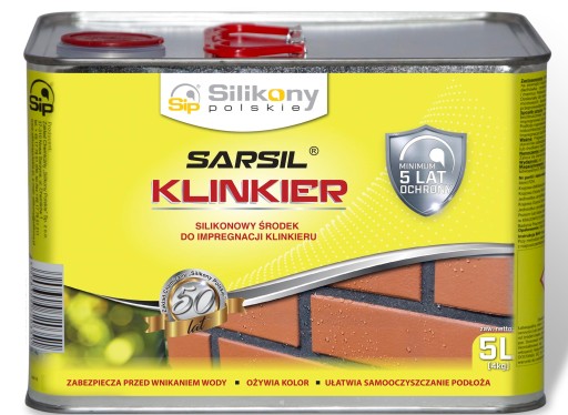 SARSIL Klinkier 5L - Пропитка для клинкера, кирпича