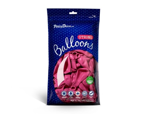 BALONY RÓŻOWE pastelowe duże 30 cm 14 cali 10 szt na urodzny panieński