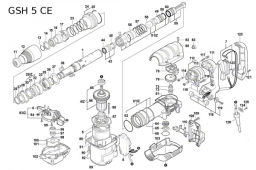 Bosch GBH 5-40 DCE ROOT